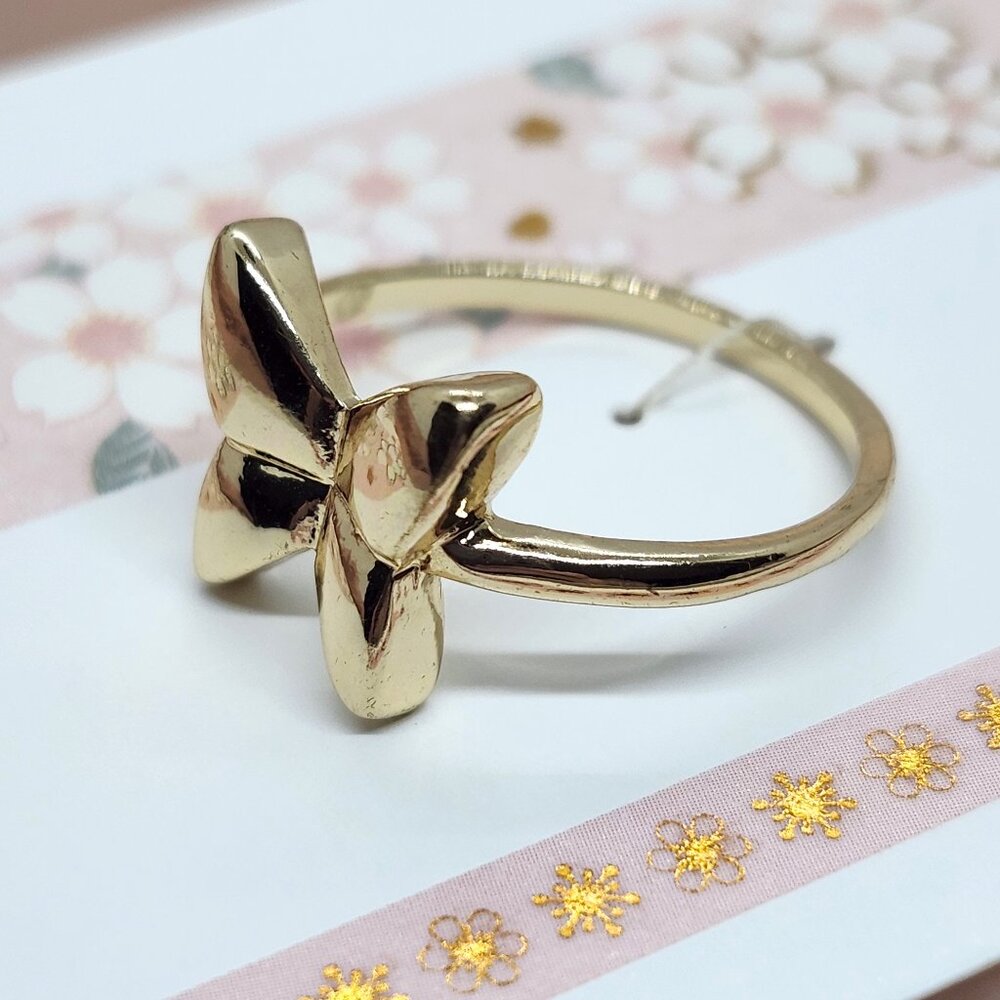 Torrid Gold-Tone Ring with Butterfly Accent (Size 8)